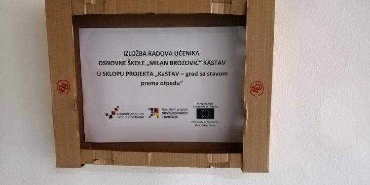 Izložba učeničkih radova – KaSTAV – grad sa stavom prema otpadu