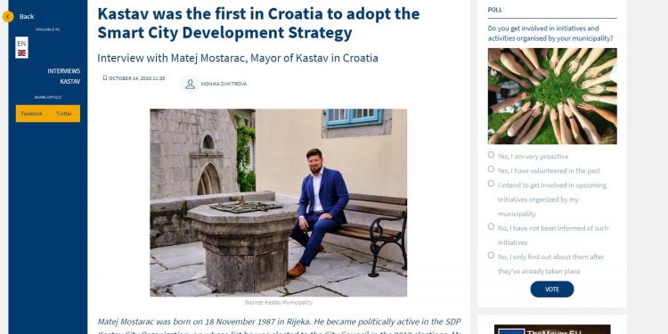 Priča o Kastvu na portalu TheMayor.EU